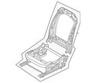 Genuine Nissan Seat Back Frame 87151-7JA0A New. Price: $723.65.