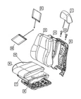 Genuine Mopar Seat Back Foam Right 5179556AA New. Price: $42.00.