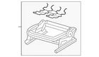 Genuine Audi Cushion Frame 8E0-881-158-F New. Price: $835.32.
