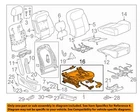 Gm Oem 14-20 Escalade Esv Passenger Seat Components-cushion Frame 13518951 New. Price: $538.28.