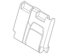 Genuine Nissan Seat Back Cushion Cover 89670-9A45A New. Price: $668.52.