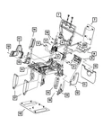 Genuine Mopar Seat Back Recliner Outboard 68102120AB New. Price: $297.48.