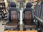 14-17 Audi SQ5 Front Left & Right Sport Seat Black Chestnut Brown Leather (tl) Used. Price: $475.00.