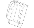 Genuine Gm Seat Back Cover 26491362 New. Price: $276.79.
