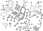 Genuine Nissan Seat Back Cushion 87661-6TD4A New. Price: $222.14.