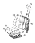 Genuine Mopar Seat Back Foam Right 5143344AA New. Price: $162.74.