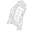 Genuine Mercedes-benz Seat Back Frame 000-910-20-15 New. Price: $426.60.