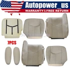 Both Side Seat Cover Leather Tan & Driver Foam Cushion For 2003-2006 Chevy Tahoe New. Price: $152.89.