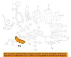 Gm Oem 19-23 Sierra 1500 Passenger Seat Components-outer Finish Pnl 84468080 New. Price: $70.18.