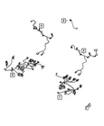 Genuine Mopar Power Seat Wiring Right 68232332AA New. Price: $57.21.