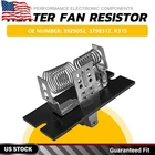 Hvac Heater Blower Motor Resistor For Chevrolet Models 3929052 3798317 R315 New. Price: $15.19.