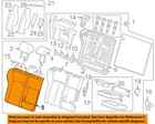Gm Oem 13-14 Cruze Seats Tracks Rear Components-seat Back Cover 95086373 New. Price: $106.66.