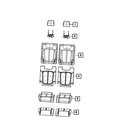 Genuine Mopar Rear Seat Back Cover Right 7QF78TX7AA New. Price: $231.60.