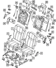 Genuine Mopar Seat Back Latch Right 55197330AD New. Price: $169.27.