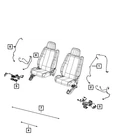 Genuine Mopar Seat Recliner Wiring 68302032AB New. Price: $157.95.