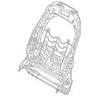 Genuine Bmw Seat Back Frame 52-10-7-496-837 New. Price: $461.40.