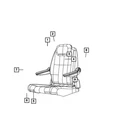 Genuine Mopar Seat Cushion Heated Pad 68111355AB New. Price: $121.68.
