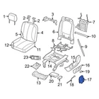 For Ram 1500 Classic 2019-2024 5MZ88DX9AA Front Right Outer Seat Trim Panel New. Price: $92.47.