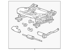 Genuine Gm Cushion Frame 13506162 New. Price: $464.15.