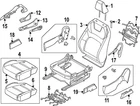 Genuine Nissan Cushion Frame 87301-5MP2A New. Price: $996.35.