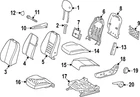 Genuine Mercedes-benz Outer Cover Seat Cushion 90791066019K45 New. Price: $300.40.