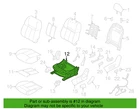Brand New Oem Nissan Cushion Frame 87351-6FU1A. Price: $654.28.