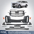 Front Bumper Cover Grille Assembly For 2021-2024 Cadillac Escalade & Esv Luxury New. Price: $679.99.