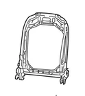 Genuine Mopar 68276611AK Seat Back Frame Front 2018 2023 Jeep Wrangler Oem New. Price: $155.99.