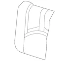 Genuine Ford Cover Assembly Rear Seat Back AE6Z-7866600-CA New. Price: $118.77.