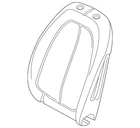 Genuine Bmw Seat Back Pad 52-10-9-493-409 New. Price: $246.12.