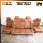 06-13 Bentley Continental Flying Spur Front Rear Seat Brown Full Leather Oem Used. Price: $2070.02.