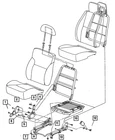 Genuine Mopar Manual Seat Adjuster Right Outboard 5017600AA New. Price: $10.74.