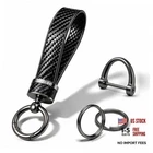 Turcee Leather Keychain - Carbon Fiber Interior Fob With Anti Black New. Price: $11.53.