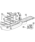 Genuine Mopar Seat Anchor Escutcheon Outboard RR28WL8AA New. Price: $46.38.