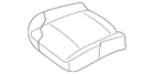 Genuine Nissan Seat Cushion Pad 87361-3TA0A New. Price: $82.11.
