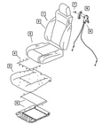 Genuine Mopar Seat Release Bezel 5093666AA New. Price: $15.61.