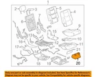 Gm Oem 03-20 Escalade Second Row Seats-latch Assy Front Cover 23452022 New. Price: $36.05.