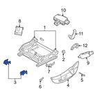 For Dodge Charger 2011-2023 1UV50DX9AA Front Left Inner Seat Track Cover New. Price: $14.38.