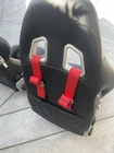 Sparco Seats Black Leather With Red Stitching ( Belts Not Included For. Price: $425.00.