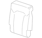 Genuine Audi Seat Back Cushion 4M0-885-775 New. Price: $315.60.