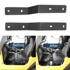 Driver Side Seat Adapter Steel Brackets For Jeep Wrangler Tj 1997-2006 , Black New. Price: $29.96.