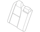 Genuine Nissan Seat Back Cushion Cover 88620-6LY0A New. Price: $418.20.