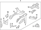 Genuine Nissan Frame Side Member Reinforcement G5260-9NBMA New. Price: $285.84.
