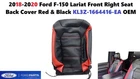 2018-2020 Ford F150 Lariat Front Right Seat Back Cover Red & Black KL3Z1664416EA New. Price: $275.00.