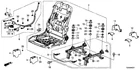 Genuine Honda Frame Front Seat 81136-T0G-A01 New. Price: $1475.62.