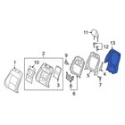 Genuine Ford Seat Back Panel LB5Z-7860762-BB New. Price: $623.72.