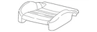 Genuine Audi Seat Cushion Pad V04-017-001-AT New. Price: $340.69.