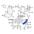 For Ram 1500 Classic 2019-2024 5MZ89DX9AA Front Left Outer Seat Trim Panel New. Price: $92.47.