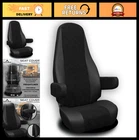 Freightliner Cascadia Truck Seat Cover Black Quilted Velvet Eco-leather New. Price: $161.99.