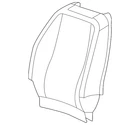 Genuine Gm Jet Black Driver Seat Back Cover 22870139 New. Price: $61.87.